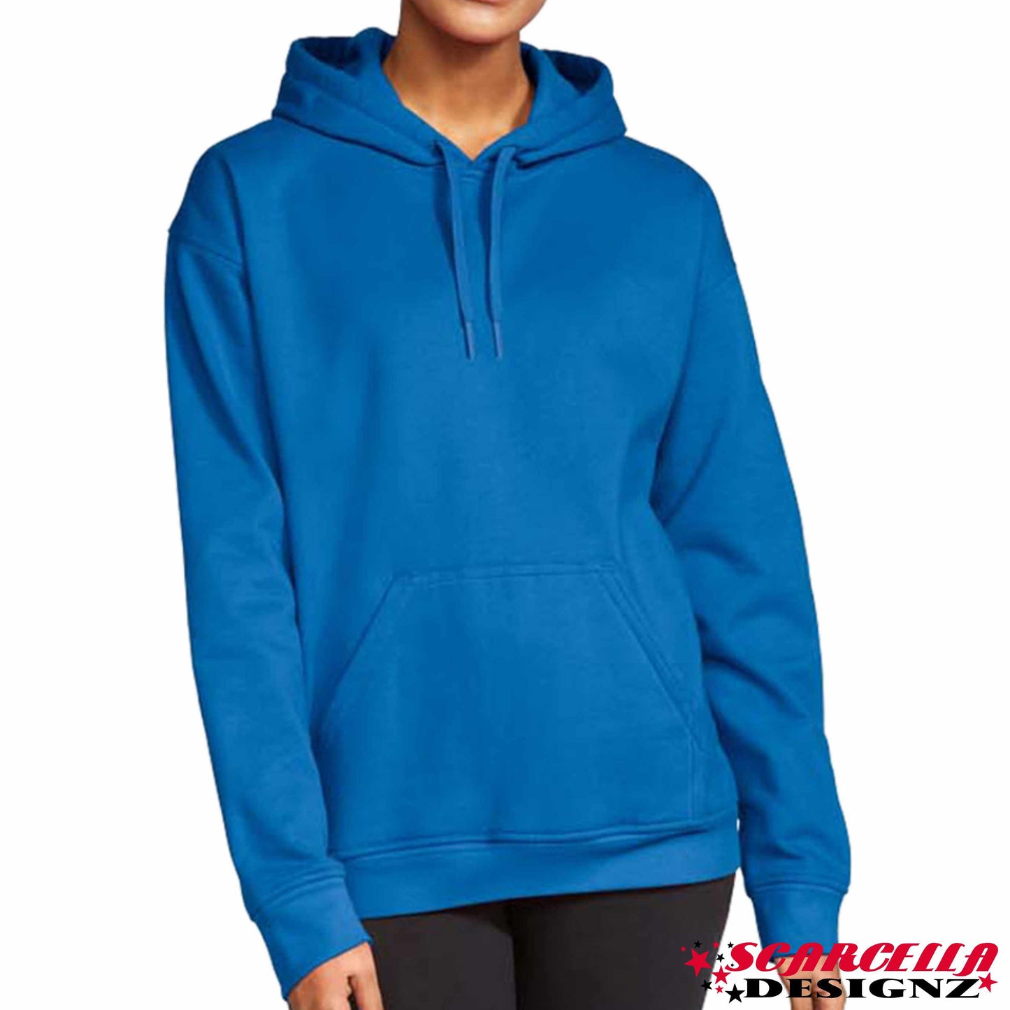 Gildan Softstyle SF500 Adult Hooded Sweatshirt (Dark Colours)