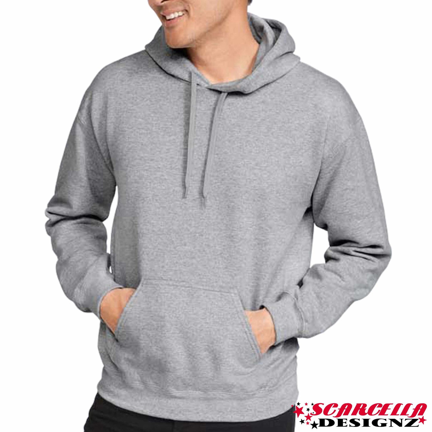 Gildan Softstyle SF500 Adult Hooded Sweatshirt (Light Colours)