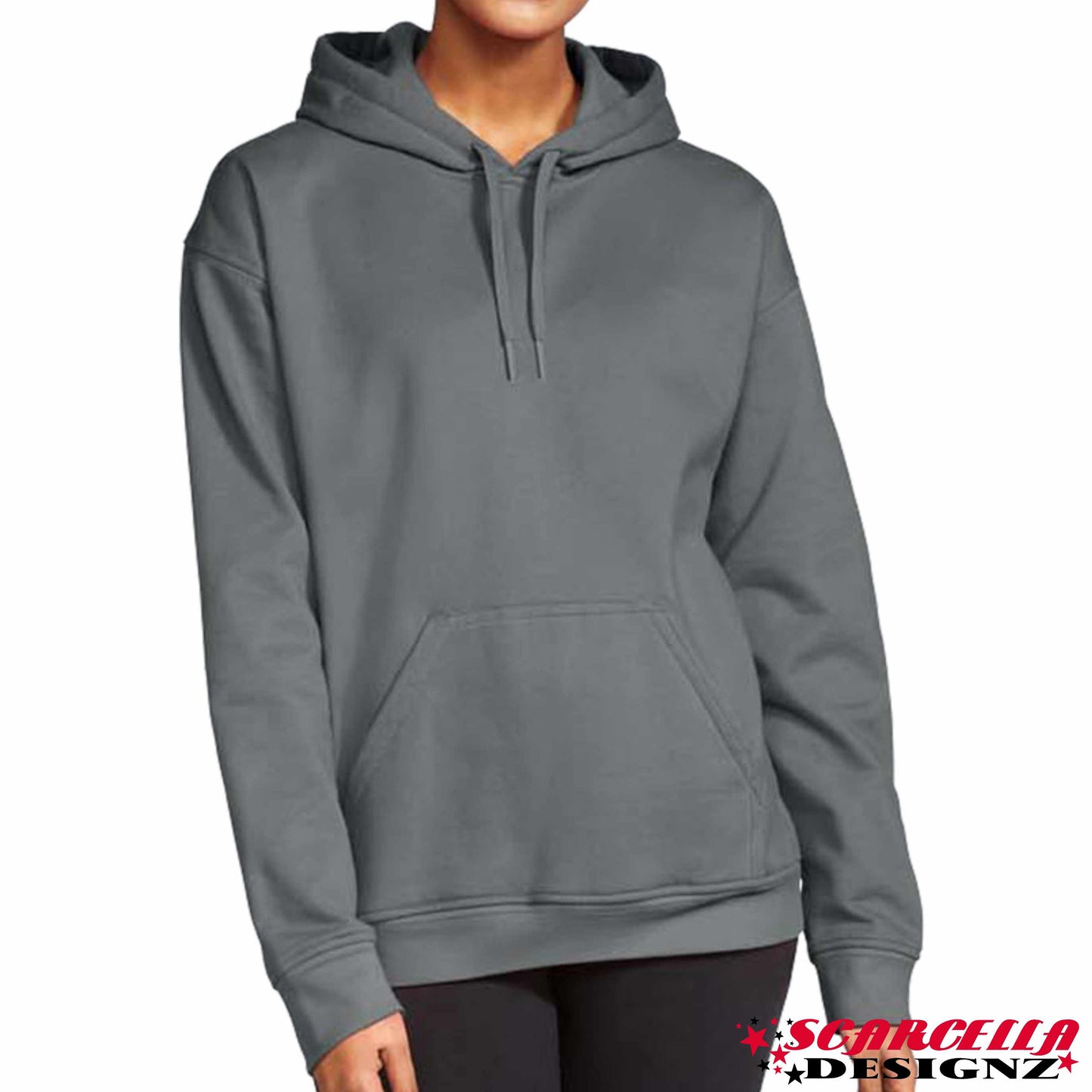 Gildan Softstyle SF500 Adult Hooded Sweatshirt (Dark Colours)