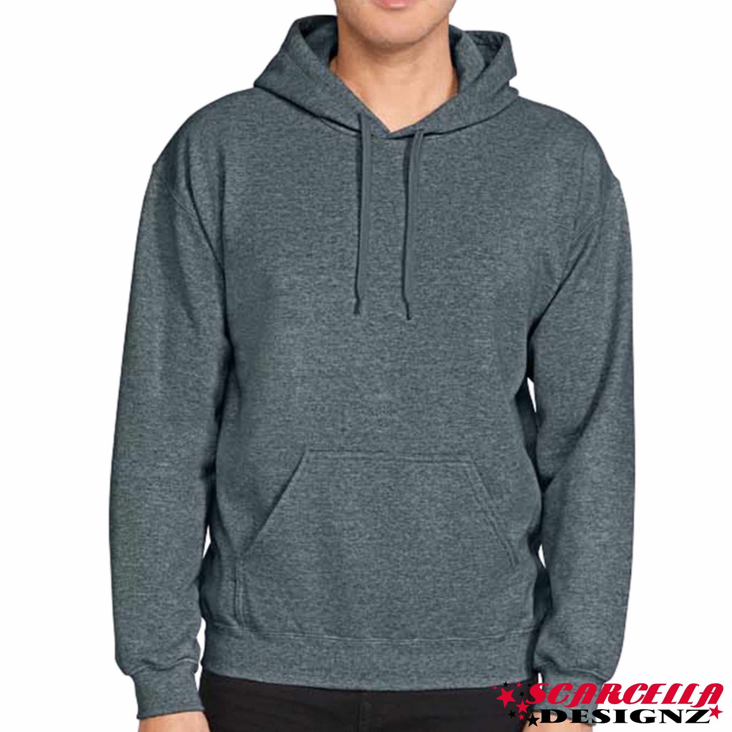 Gildan Softstyle SF500 Adult Hooded Sweatshirt (Dark Colours)