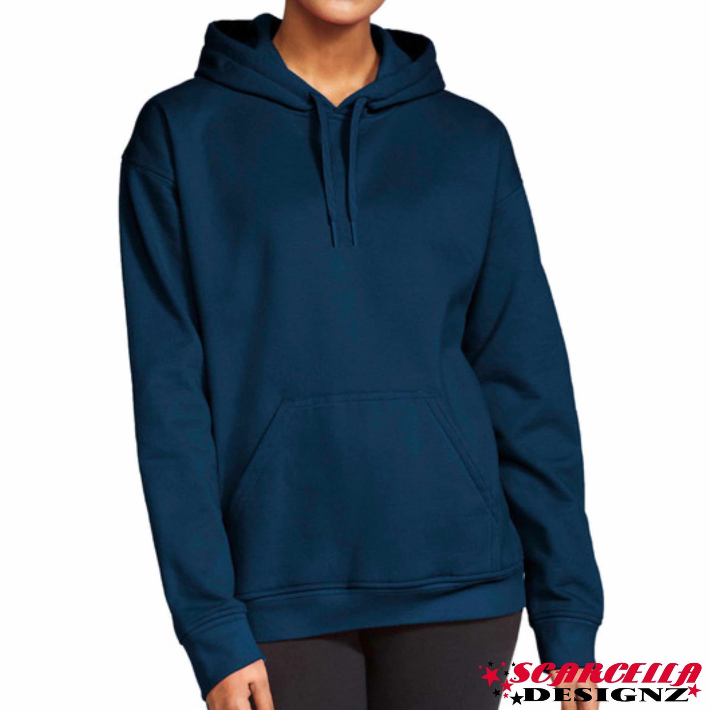 Gildan Softstyle SF500 Adult Hooded Sweatshirt (Dark Colours)