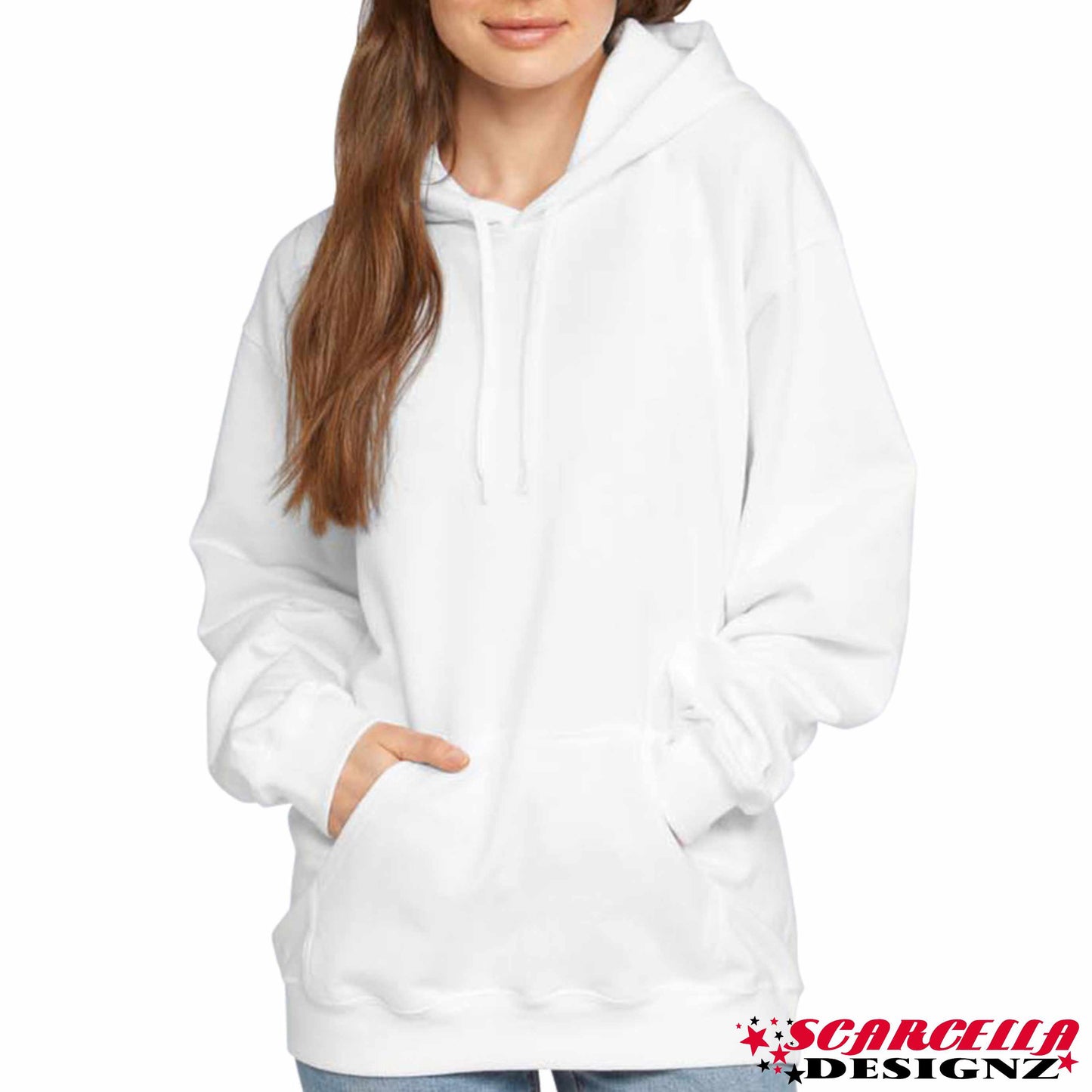 Gildan Softstyle SF500 Adult Hooded Sweatshirt (Light Colours)