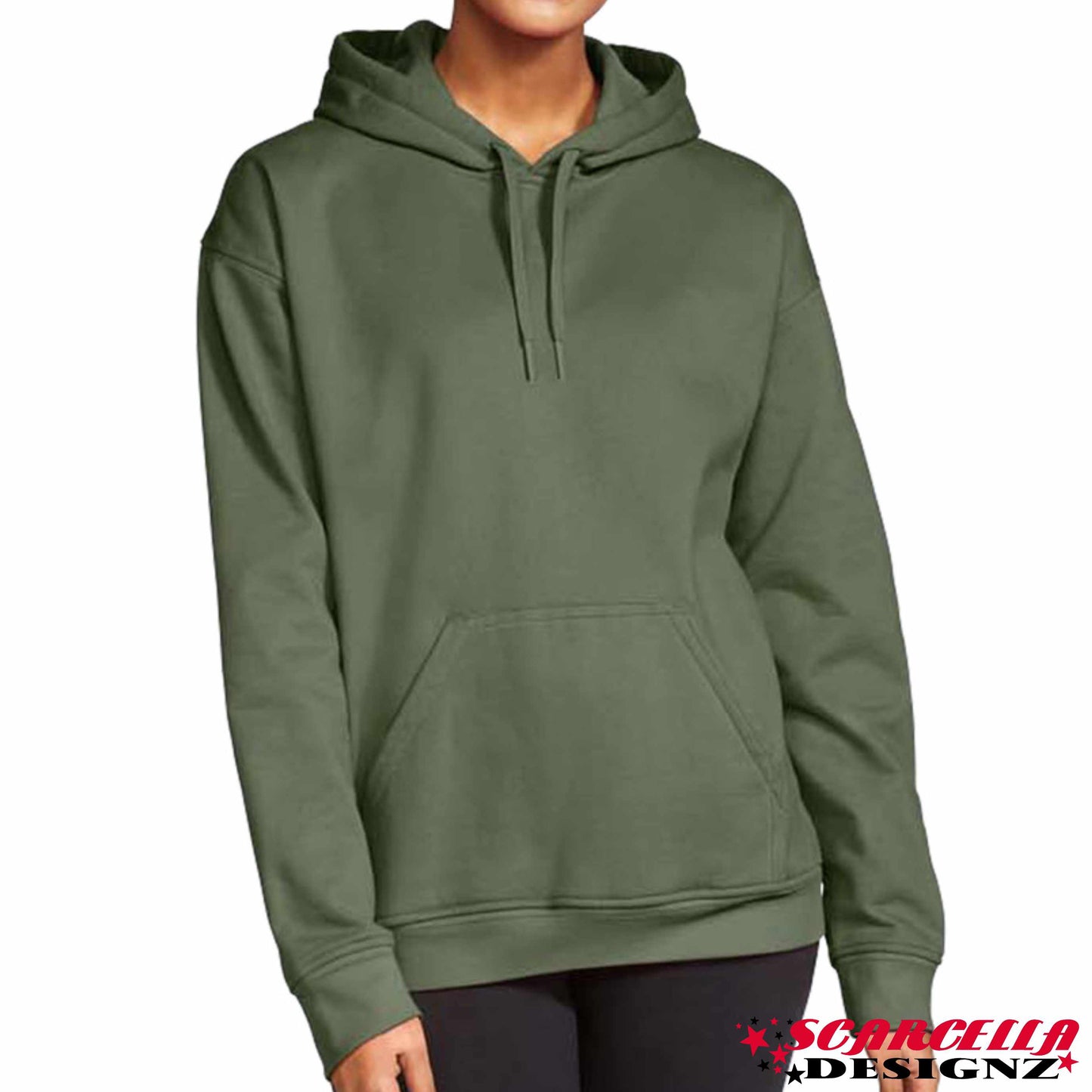 Gildan Softstyle SF500 Adult Hooded Sweatshirt (Dark Colours)