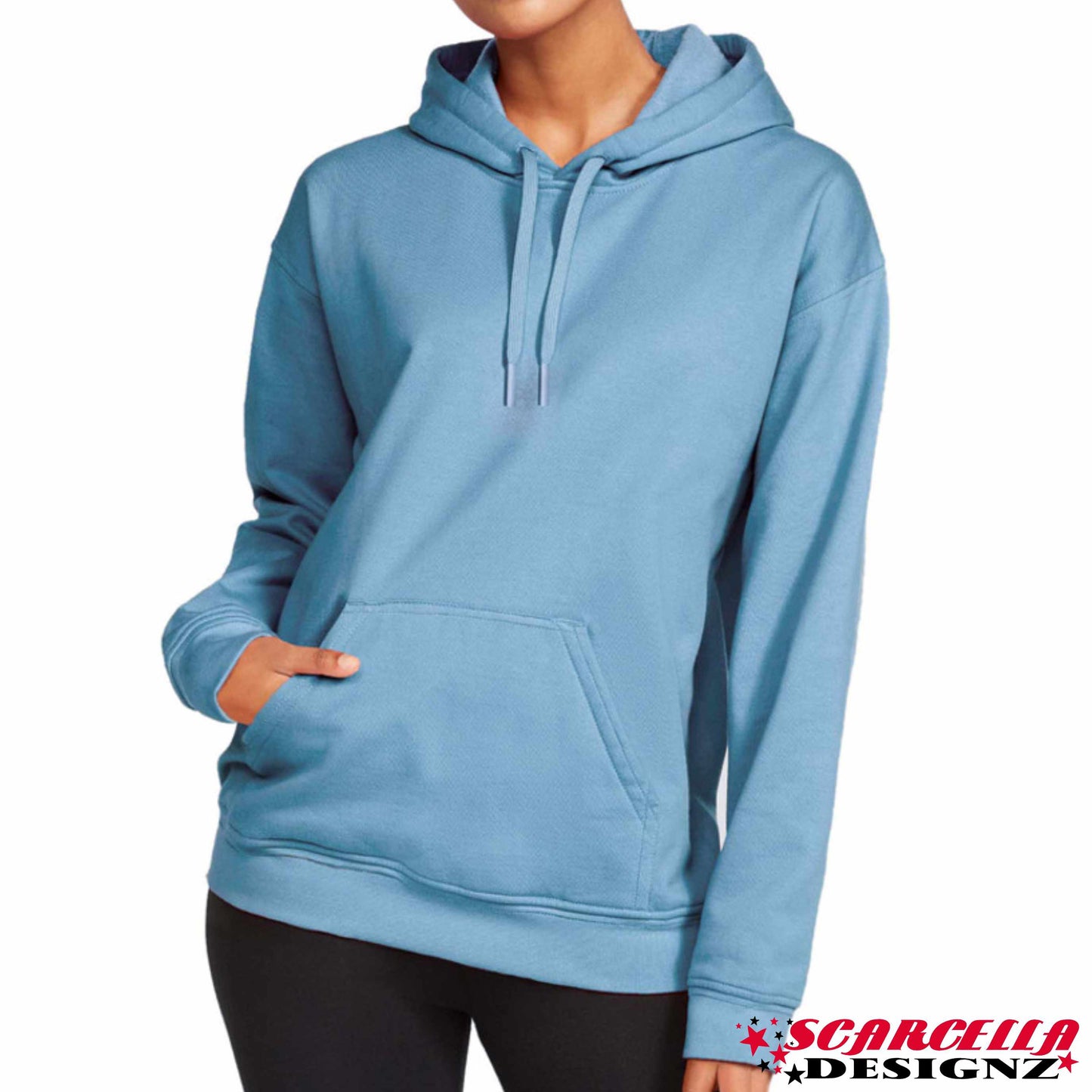 Gildan Softstyle SF500 Adult Hooded Sweatshirt (Light Colours)