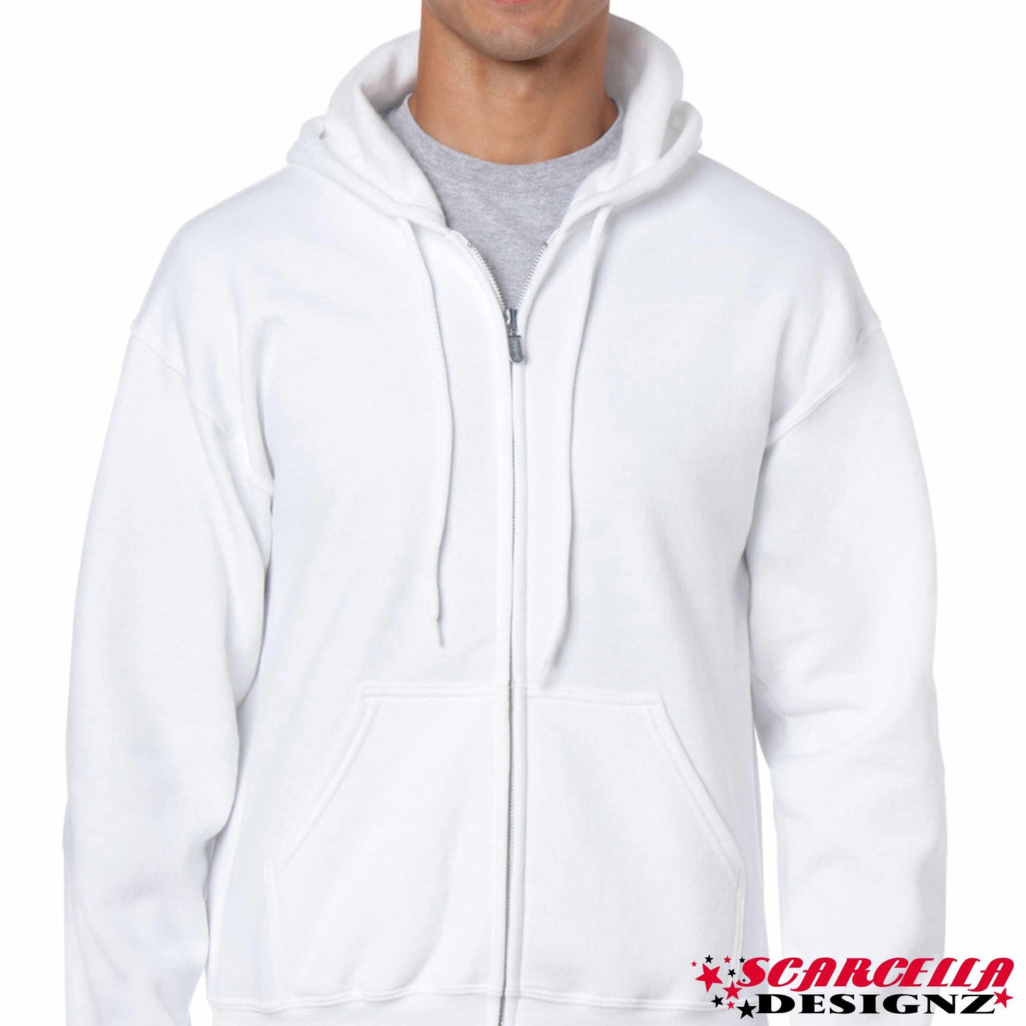 Gildan Heavyblend 18600 Adult Zip Hooded Sweatshirt