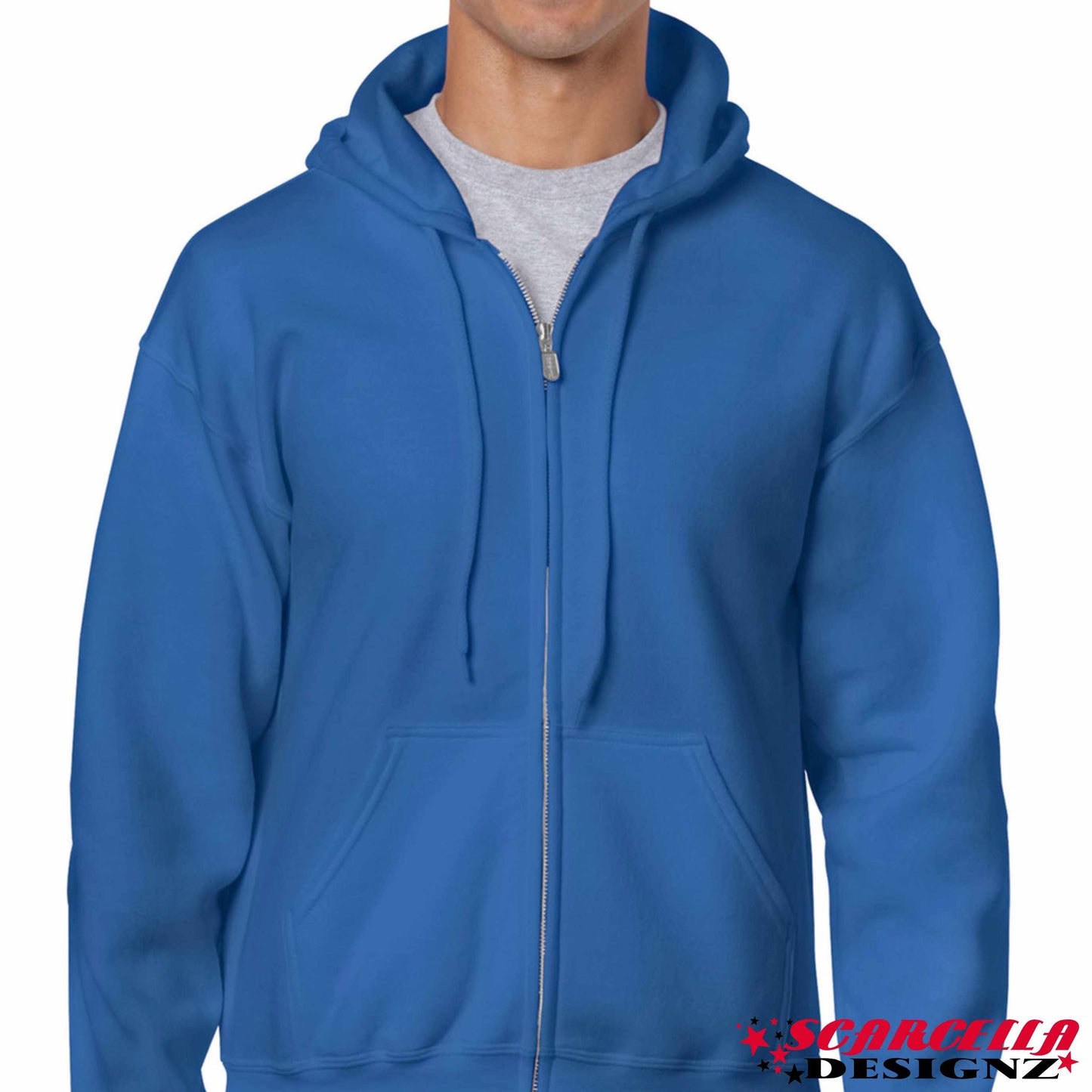 Gildan Heavyblend 18600 Adult Zip Hooded Sweatshirt