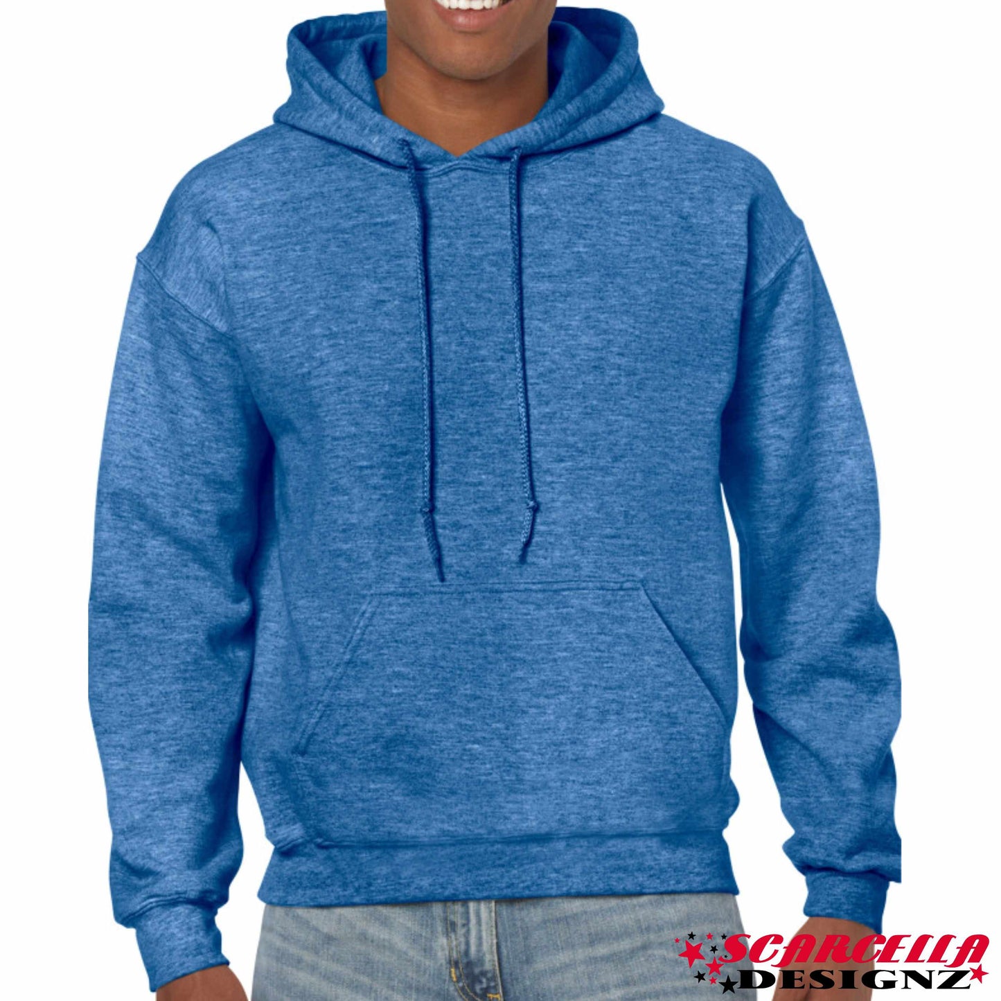 Gildan Heavyblend 18500 Adult Hooded Sweatshirt (Heather Colours)