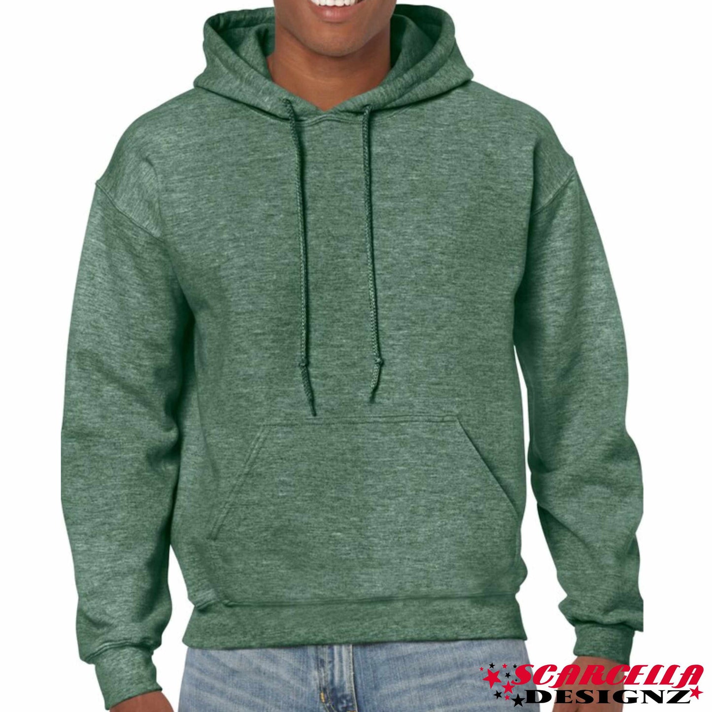 Gildan Heavyblend 18500 Adult Hooded Sweatshirt (Heather Colours)