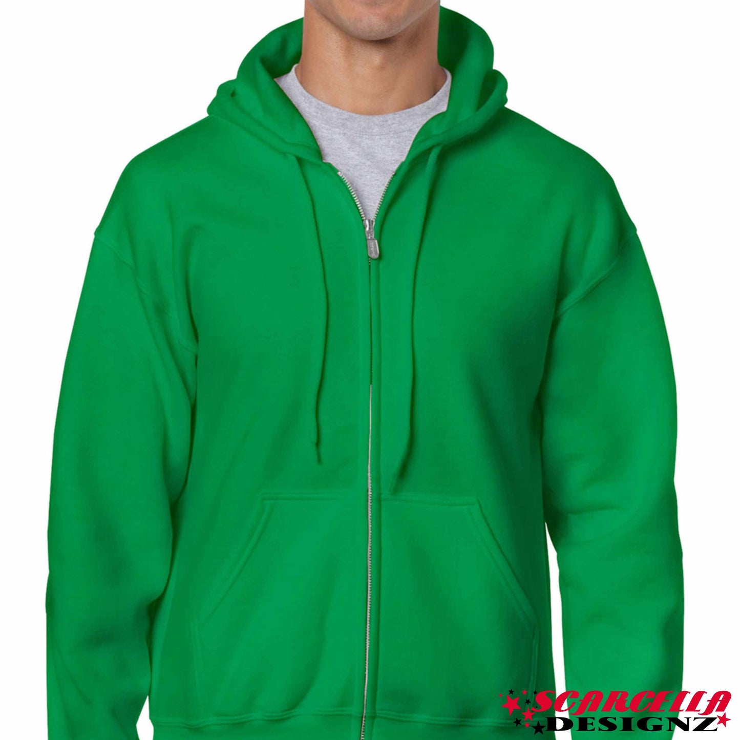 Gildan Heavyblend 18600 Adult Zip Hooded Sweatshirt