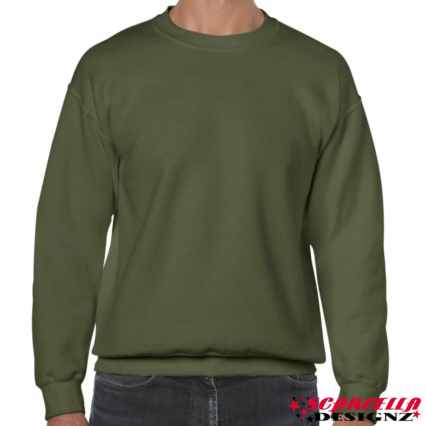 Gildan Heavyblend 18000 Adult Crewneck Sweatshirt (Dark Colours)