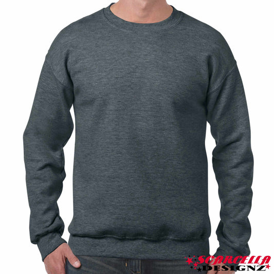Gildan Heavyblend 18000 Adult Crewneck Sweatshirt (Heather Colours)