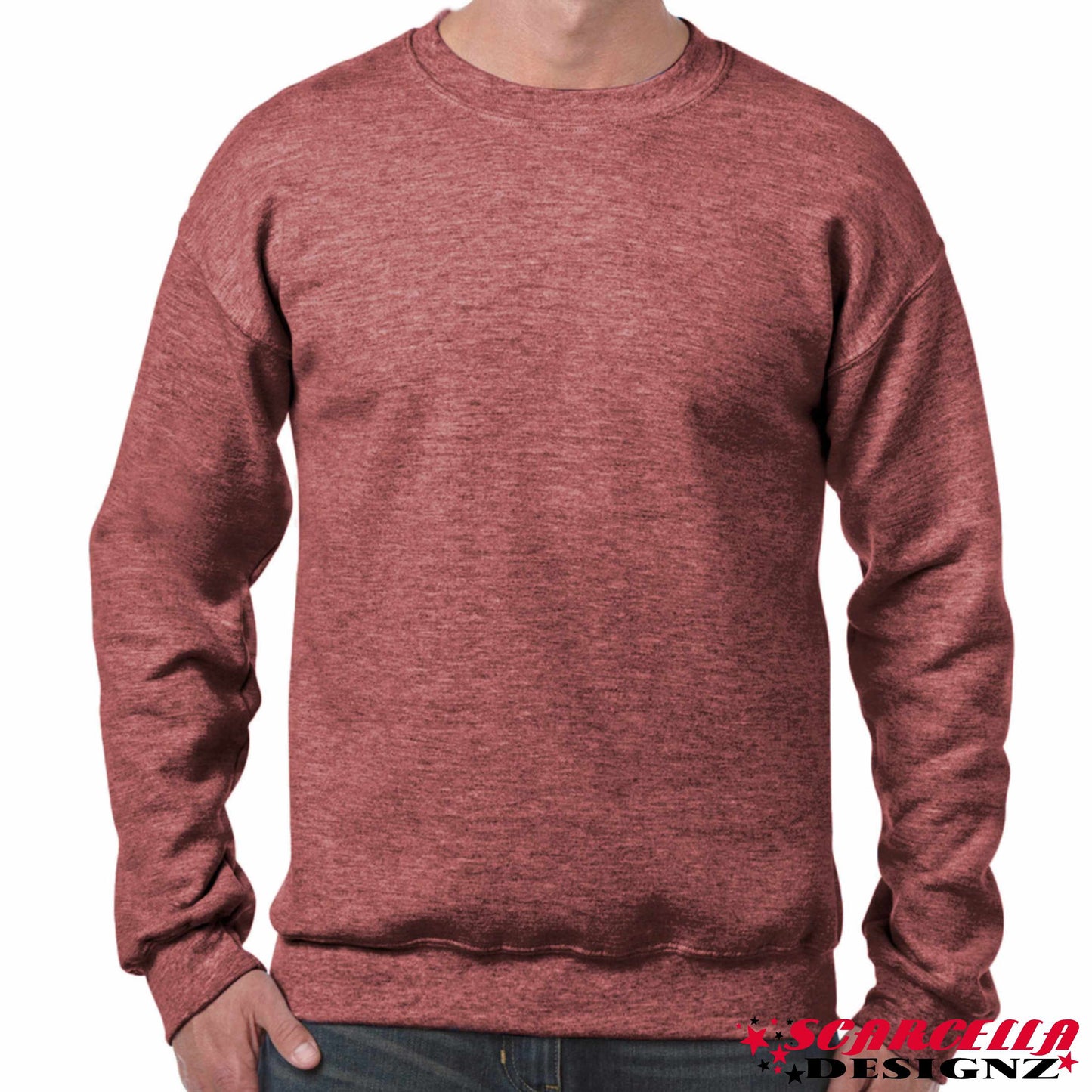 Gildan Heavyblend 18000 Adult Crewneck Sweatshirt (Heather Colours)