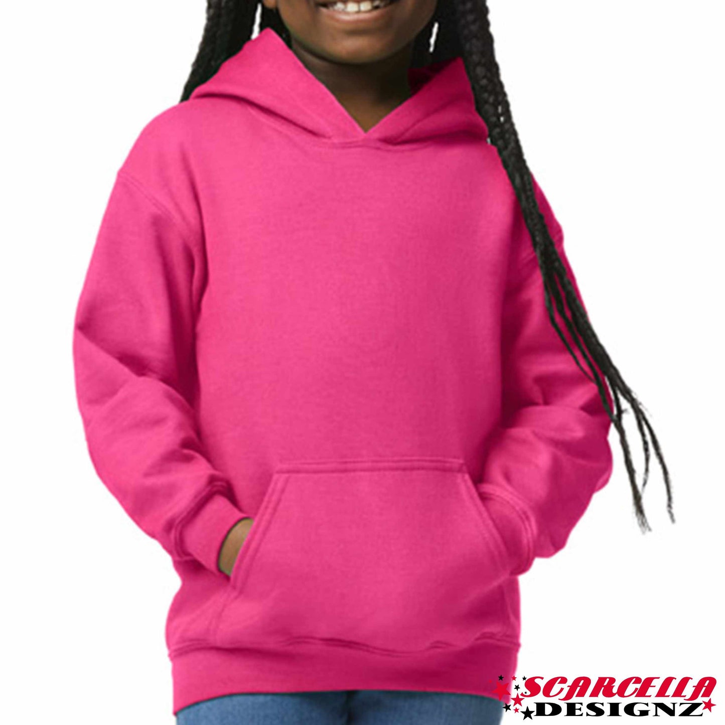 Gildan Heavyblend 18500B Youth Hooded Sweatshirt