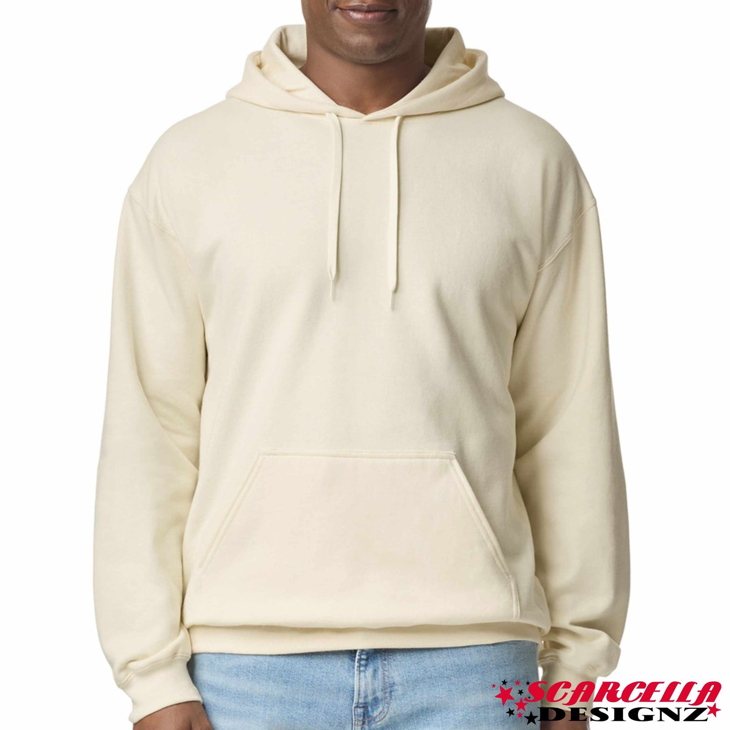 Gildan Softstyle SF500 Adult Hooded Sweatshirt (Light Colours)