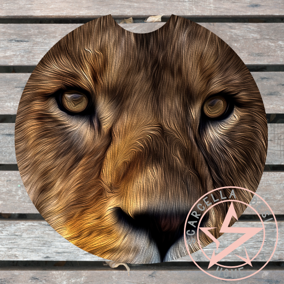Round Car Coaster (Animal Designs)