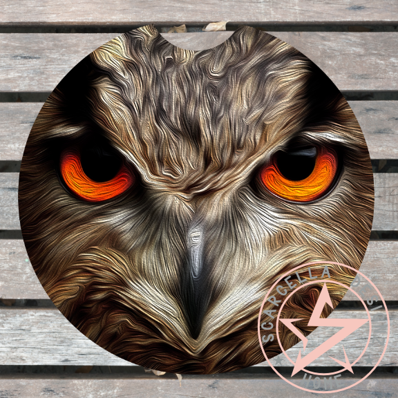 Round Car Coaster (Animal Designs)