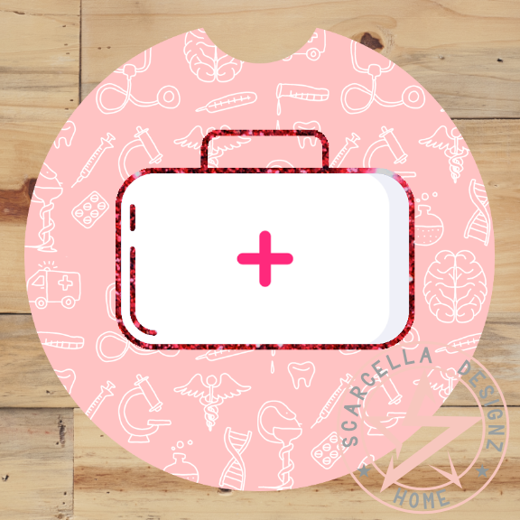 Round Car Coaster (Medical Designs)