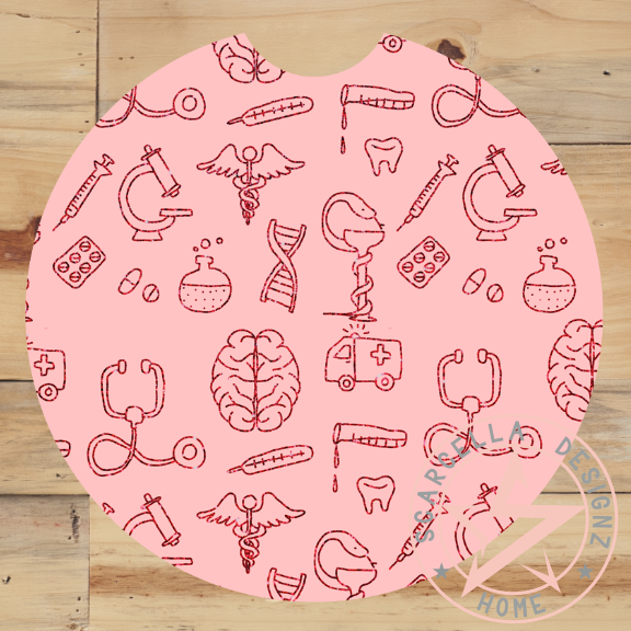 Round Car Coaster (Medical Designs)