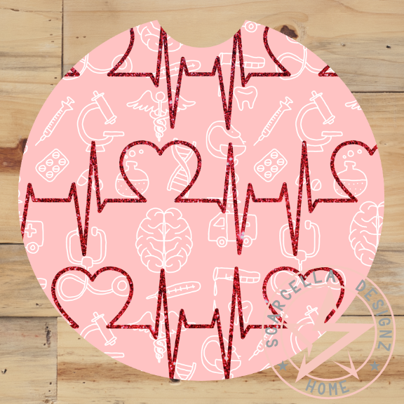 Round Car Coaster (Medical Designs)
