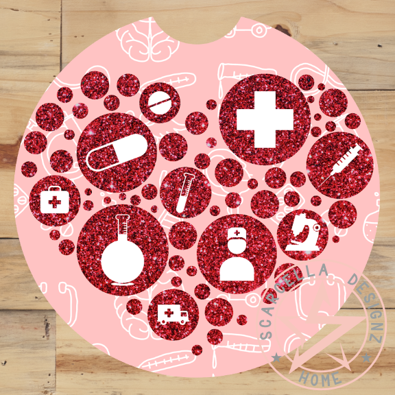 Round Car Coaster (Medical Designs)