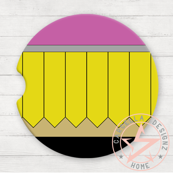 Round Car Coaster (School Designs)