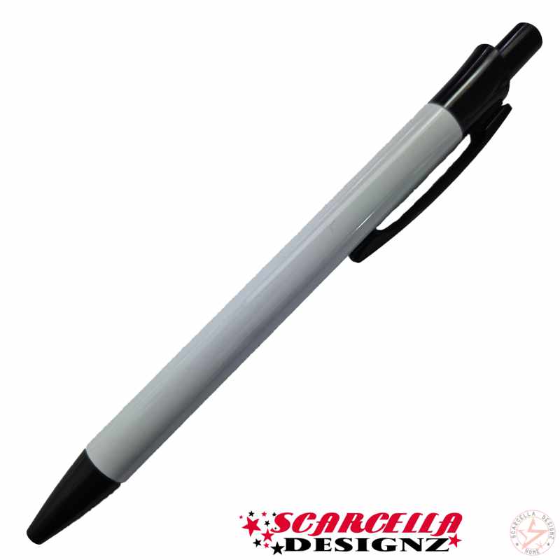 Design Your Own Black Ball Point Pen, with Clip