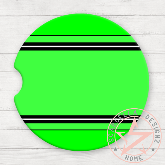 Round Car Coaster (School Designs)
