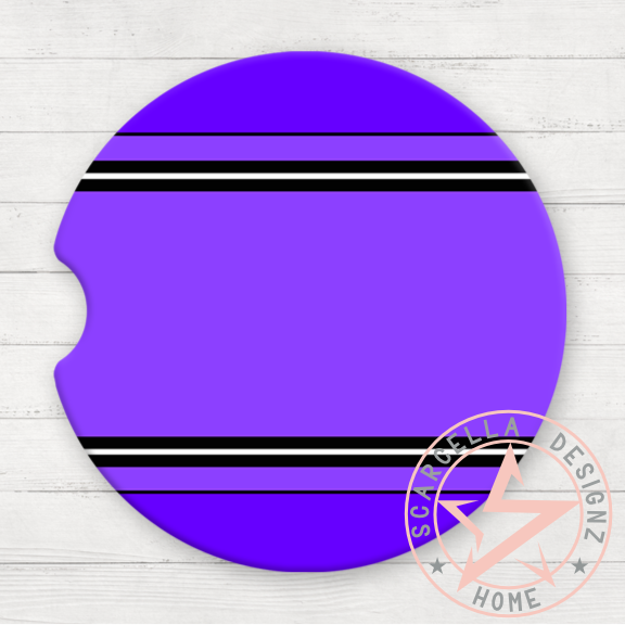 Round Car Coaster (School Designs)