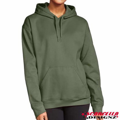 Gildan Softstyle SF500 Adult Hooded Sweatshirt (Dark Colours)