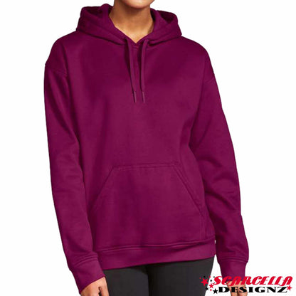 Gildan Softstyle SF500 Adult Hooded Sweatshirt (Dark Colours)