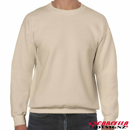 Gildan Heavyblend 18000 Adult Crewneck Sweatshirt (Light Colours)