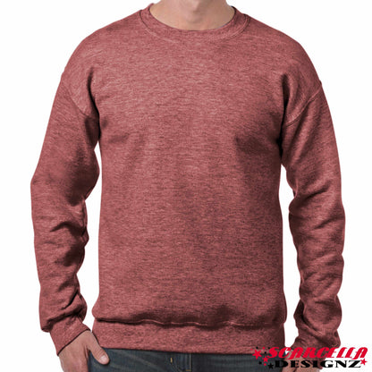 Gildan Heavyblend 18000 Adult Crewneck Sweatshirt (Heather Colours)