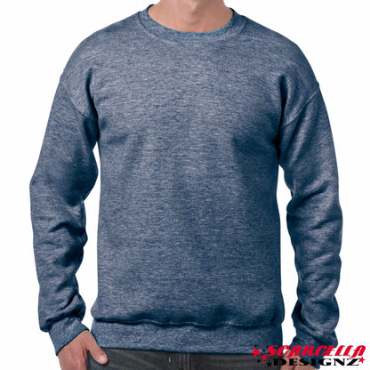 Gildan Heavyblend 18000 Adult Crewneck Sweatshirt (Heather Colours)