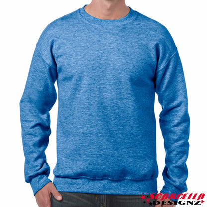 Gildan Heavyblend 18000 Adult Crewneck Sweatshirt (Heather Colours)