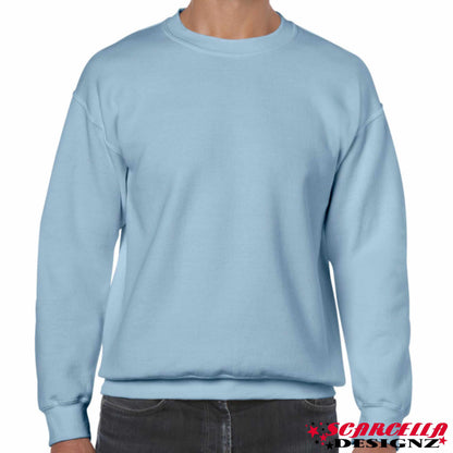 Gildan Heavyblend 18000 Adult Crewneck Sweatshirt (Light Colours)