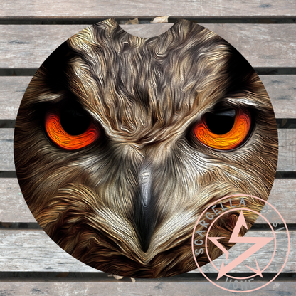 Round Car Coaster (Animal Designs)