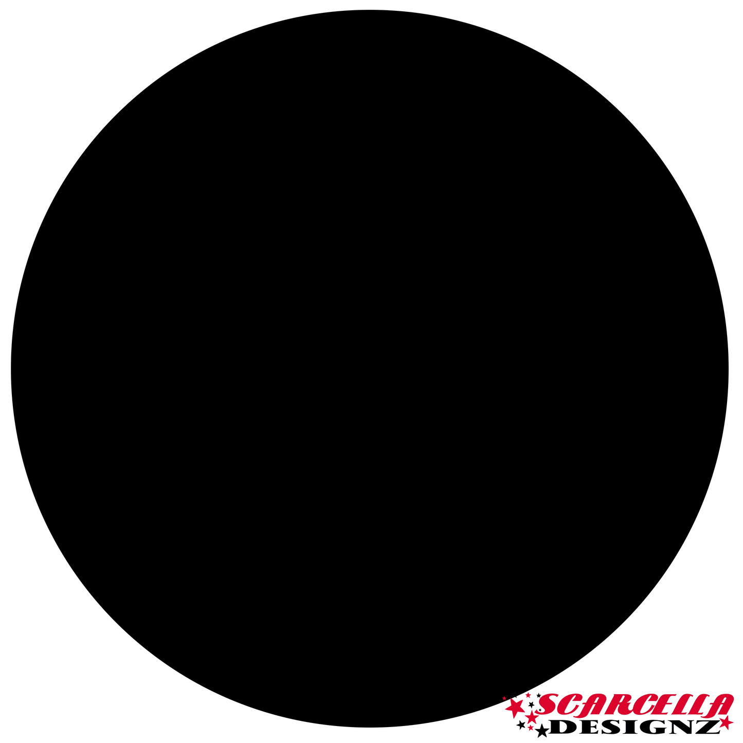 Historic Black Number Background Circle