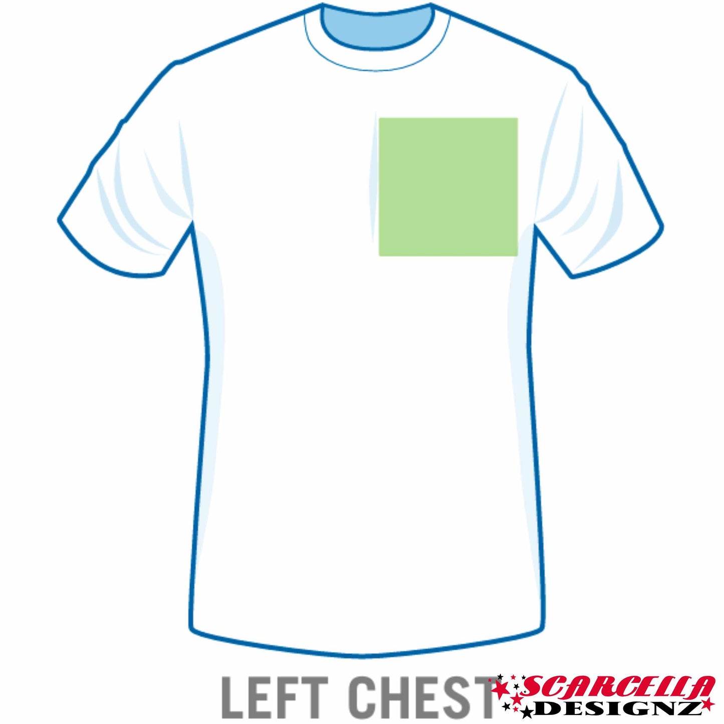 Heat Transfer Tee Shirt Vinyl Placement