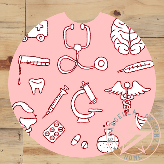 Round Car Coaster (Medical Designs)