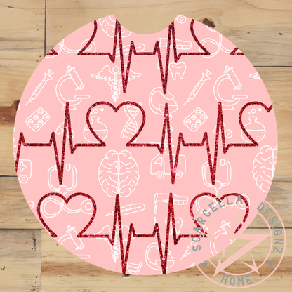 Round Car Coaster (Medical Designs)