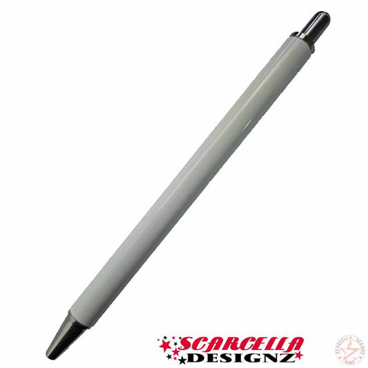 Design Your Own Silver Ball Point Pen, no Clip