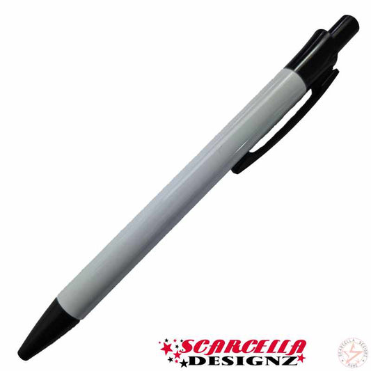 Design Your Own Black Ball Point Pen, with Clip