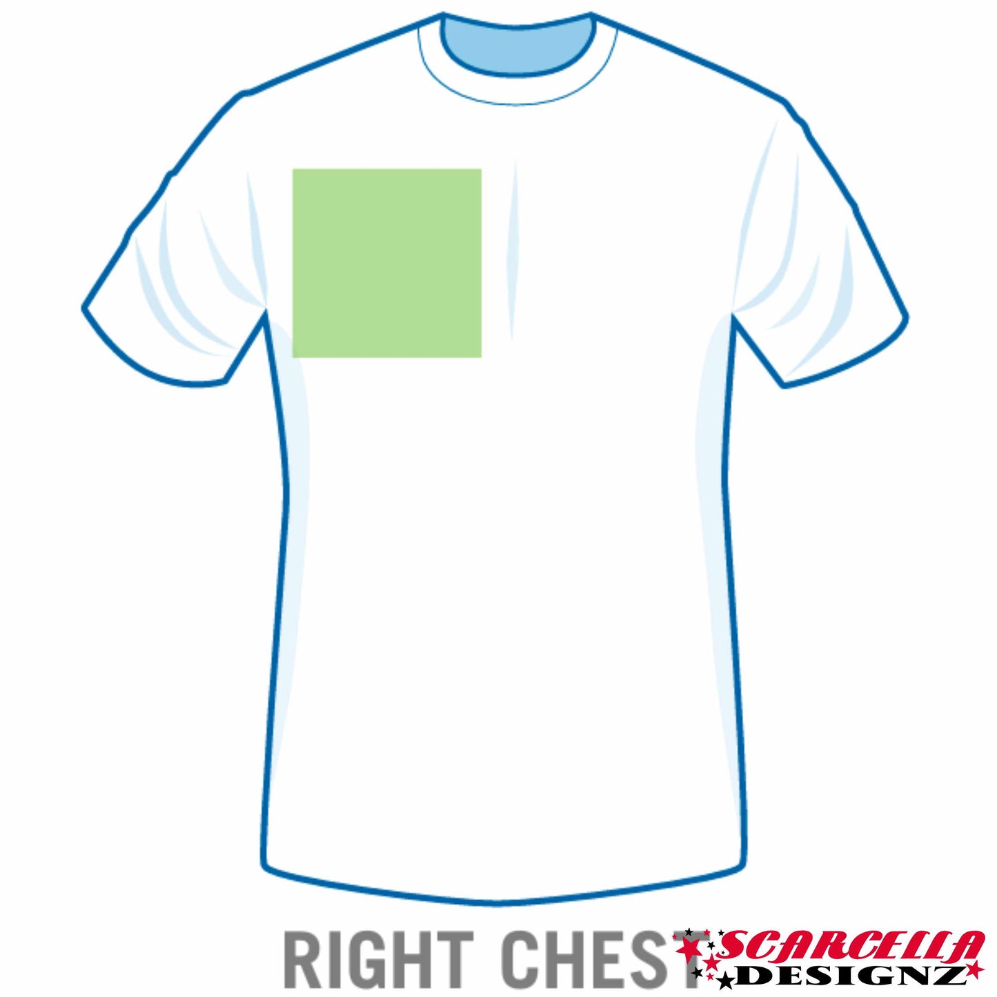 Heat Transfer Tee Shirt Vinyl Placement