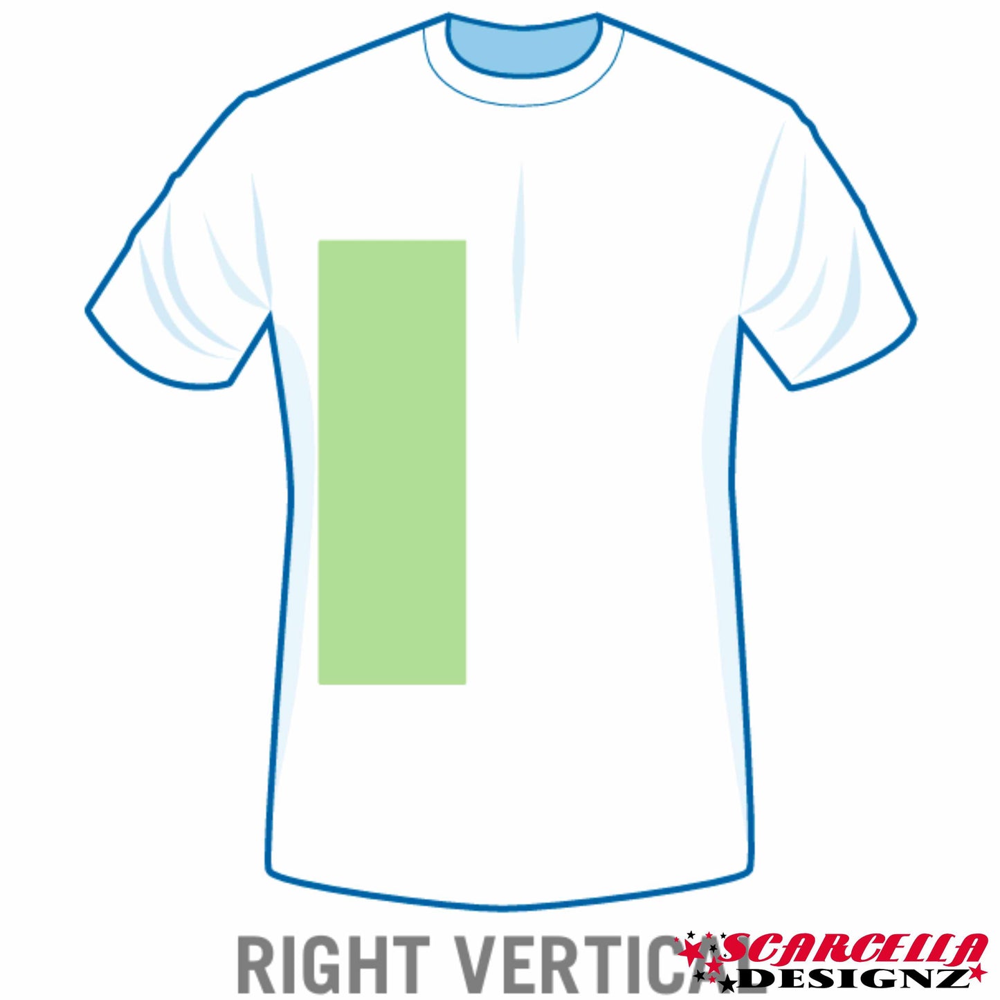 Heat Transfer Tee Shirt Vinyl Placement