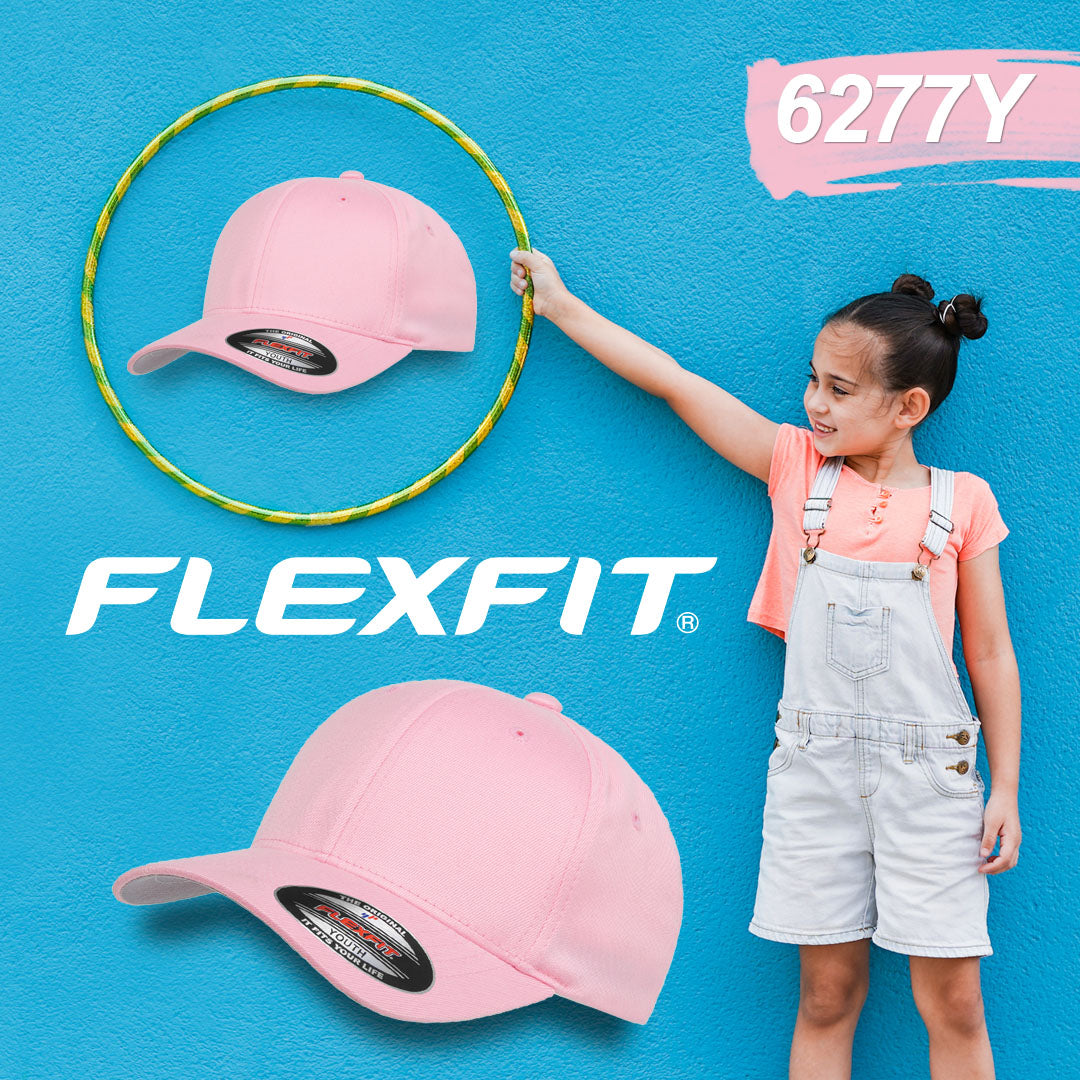 FLEXFIT 6277Y Worn By The World Perma Curve Youth (3 Pieces Minimum, From $24.00 Each)