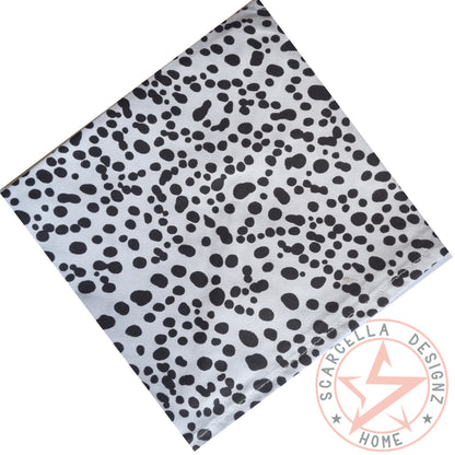 One Sided Printed Tie Up Cotton Pet Bandana