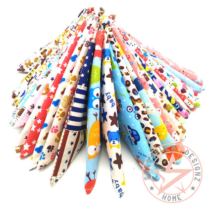 One Sided Printed Tie Up Cotton Pet Bandana