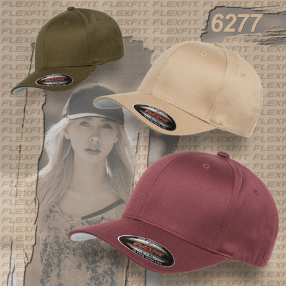FLEXFIT 6277 Worn By The World Perma Curve (3 Pieces Minimum, From $24.00 Each)