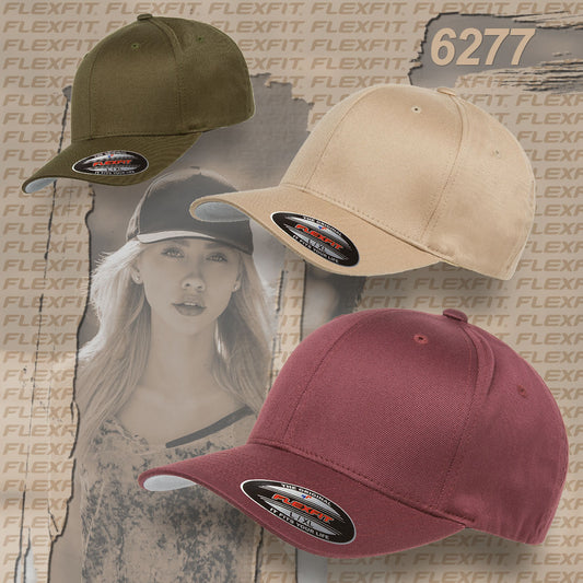 FLEXFIT 6277 Worn By The World Perma Curve (3 Pieces Minimum, From $24.00 Each)