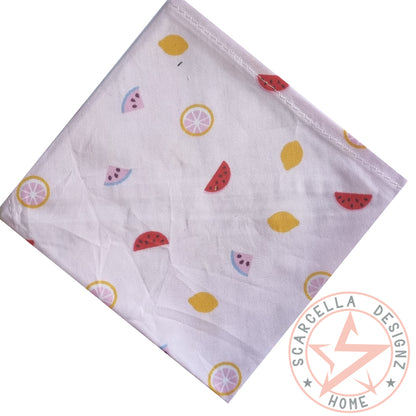 One Sided Printed Tie Up Cotton Pet Bandana